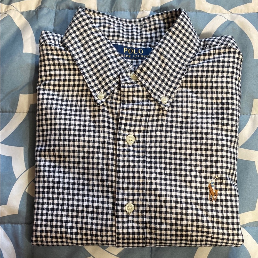 Polo by Ralph Lauren Blue Casual Button Down Shirt